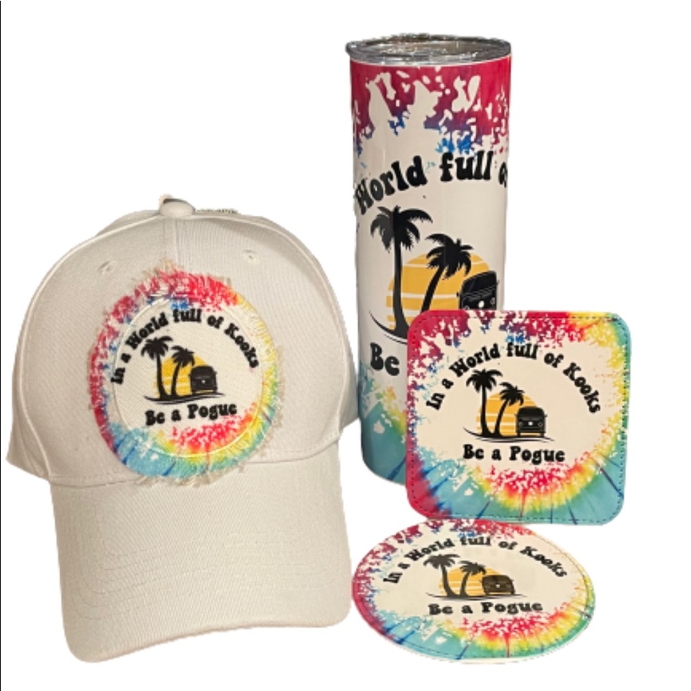 Outer Banks Tumbler, Hat, and Coasters Set